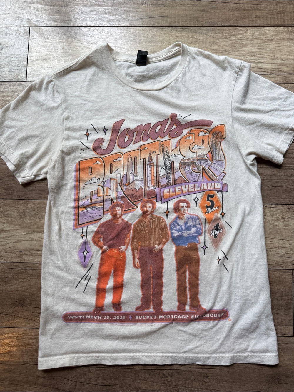 Jonas Brothers Cleveland 2023 Tour Shirt